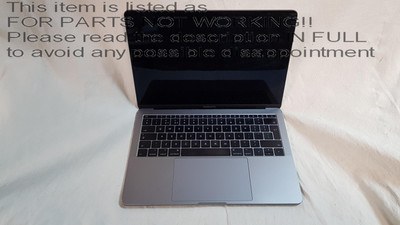TEILE AUSGEBAUT!! Apple MacBook Pro Mitte 2017 13'' Laptop VOLLE TECHNISCHE DATEN UNBEKANNT!