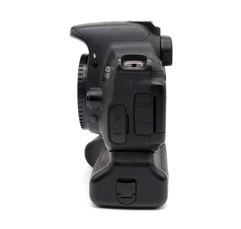 Canon EOS 650D 18MP DSLR-Kamera, FULL HD Video, Batteriegriff, CMOS - Bild 2 von 4