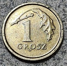 POLAND 🇵🇱 ONE (1) GROSZ COIN 2015