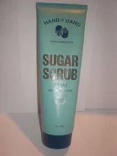 Hand in Hand Sugar Scrub Sustainable Suds Sea Salt Vegan 1 Tube 9 OZ