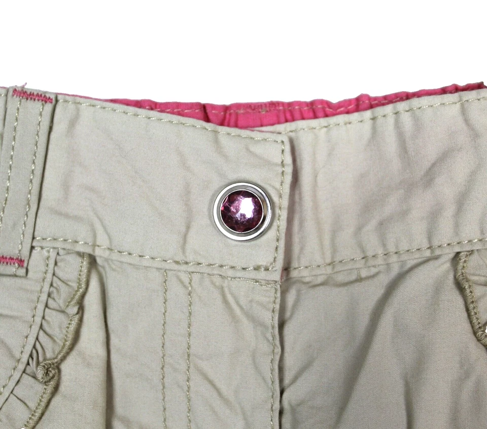 Neu Ergee Baby Mädchen leichte Sommerhose Hose mit Taschen Strasssteine Gr.68 80 - Bild 3 von 4