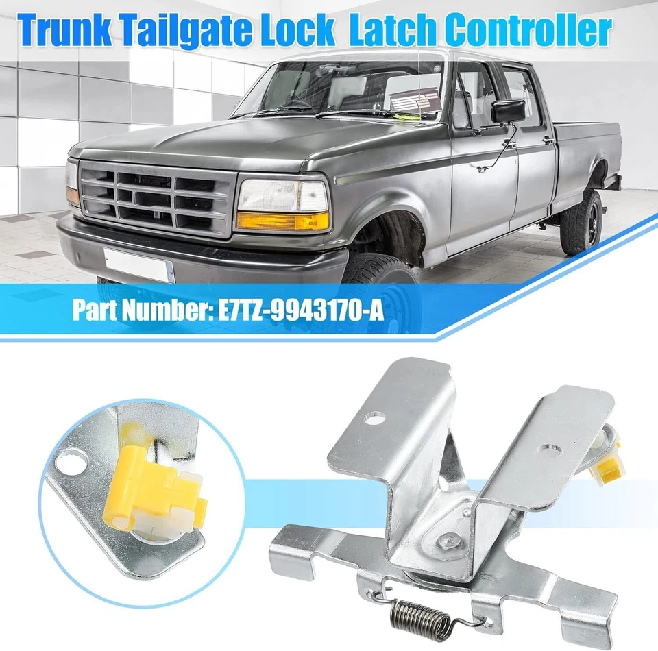 Tailgate Control Latch Liftgates E7TZ9943170A For 1987-1996 Ford F150 F250 F350 Foto 4 de 4