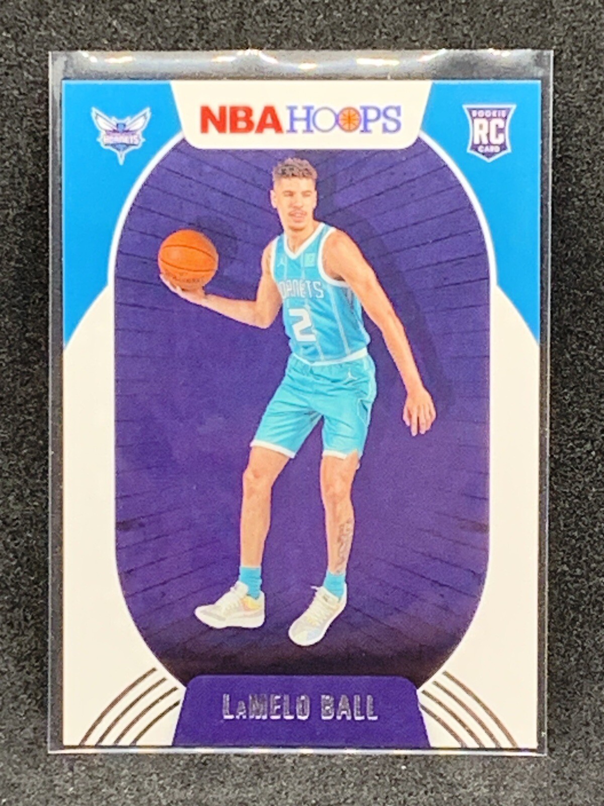 LaMelo Ball 2020-21 NBA Hoops Rookie Card #223 RC Rookie Card Charlotte Hornets