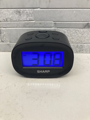 Sharp Desktop Alarm Clock Model SPC 464 WORKS GREAT With Light Up ...