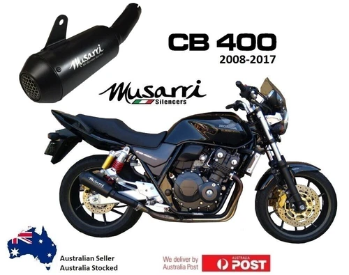 Honda CB400 Super Four 2008-2017 Musarri GP Street Series Slip-on Exhaust