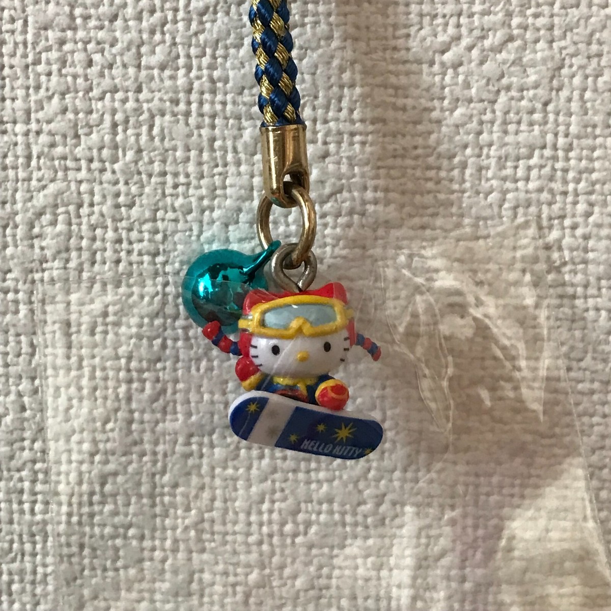 レア　ハローキティ　スノーボード　美品　キーホルダー　SANRIO　当時物 Hello Kitty Vintage Keychain charm Snowboarding Set of 3