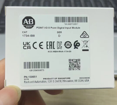 New Original Allen-Bradley 1734-IB8 I/O 8 Point Digital Input Module AB 1734IB8