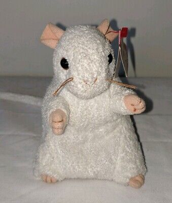 MINT with MINT TAG TY CHEEZER the WHITE MOUSE BEANIE BABY