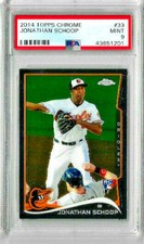 2014 Topps Chrome Jonathan Schoop PSA 9