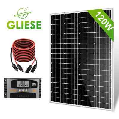 120W Solarmodul Set Solarpanel 12V Solaranlage Inselanlage Wohnmobil Camping RV