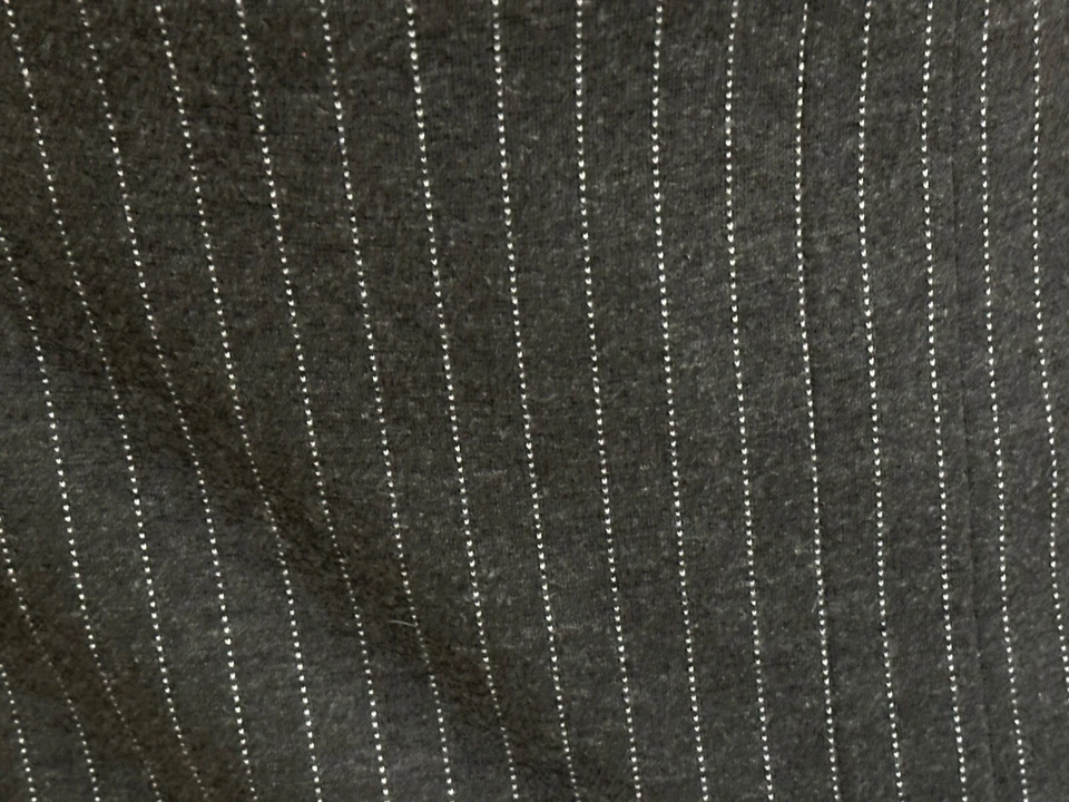 Falda lápiz Tommy Hilfiger gris jaspeado a rayas botón a presión abertura talla 6 Foto 3 de 4