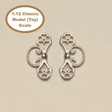 HORSING AROUND Classic 1:12 Scale BAROQUE STAR FULL CHEEK SNAFFLE BIT - Silver