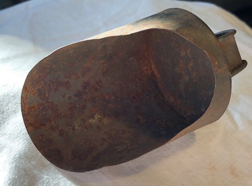 *SMALL* * ANTIQUE VINTAGE TIN SUGAR SCOOP Canister Flour Coffee Store Candy C25 - Picture 4 of 6