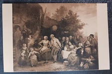 vtg postcard Braekeleer Jubile cinquante ans mariage 50 years marriage art unpos