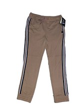 Art Class Boys Cotton Track Pants Sz S 6/7 Pockets Tan Black White K215 