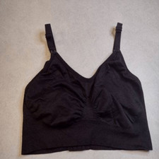 Hofish Size XL Black Wireless Nursing Bra