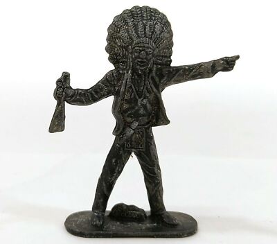 Vintage Lone Star Red Cloud Indian Actionfigur Aus Diecast Sammlung