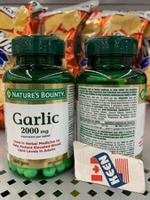 Natures Bounty Odorless Garlic 2000mg 200 TAB...
