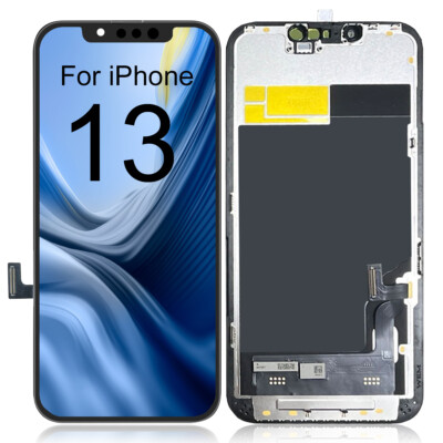 Display für iPhone 13 LCD OLED Ersatz 3D Touch Screen Bildschirm Kit + Klebstoff