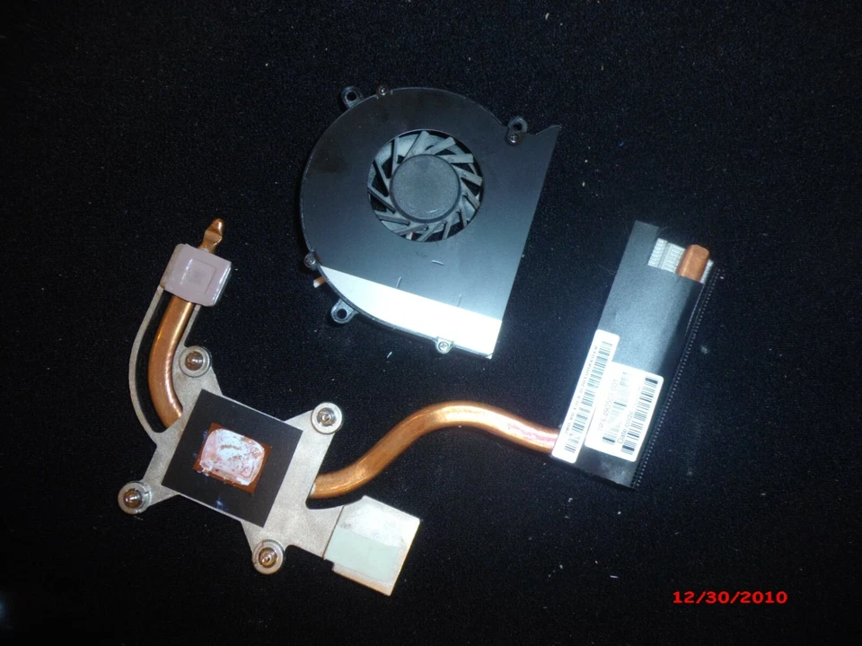 490503-001 480481-001 HP PAVILION DV7-1745dx DV7-1000 Cooling Fan & Heatsink - Image 3 of 3