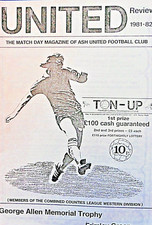ASH UNITED V FRIMLEY GREEN 19/5/1982 GEORGE ALLEN TROPHY - SEMI FINAL
