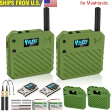 2 Sets 915MHz LoRa V3 ESP32 OLED Board + Antenna +Battery + Case for Meshtastic