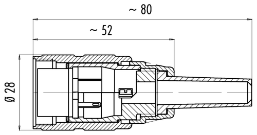 Großtuchel-Stecker, -Buchse, -Kabeldose z.B. für Sennheiser MD21 MD421-2 MD441-2 - Bild 5 von 7