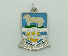 Серебро VIntage Sterling Silver Enamel Falkland