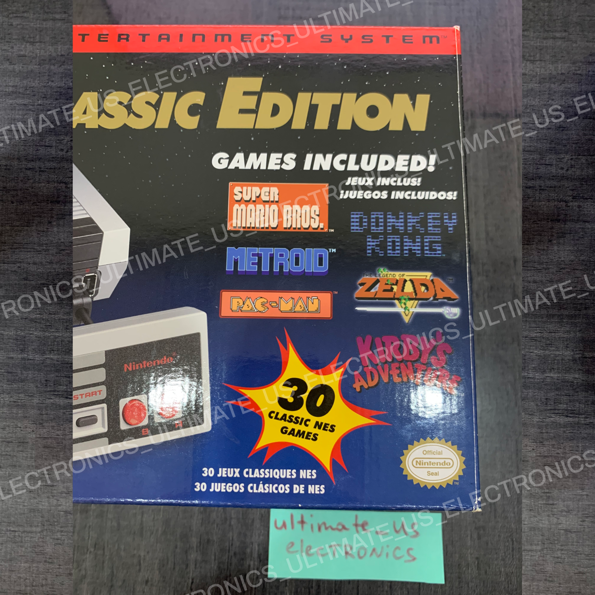 Genuine Nintendo NES Classic 2016 First Edition Mini Game Console