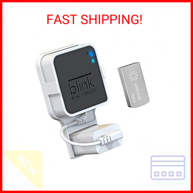 256GB USB Flash Drive for Local Video Storage with The Blink Sync Module 2 Mount-image
