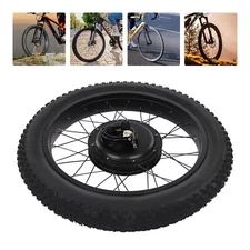24" 48V Electric Bicycle Front Wheel Hub Motor Kit E-Bike Conversion Kit 1500W