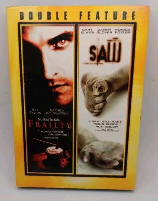 Saw & Frailty (DVD, 2001) Cary Elwes, Danny Glover Bill Paxton PRE-OWN VERY GOOD