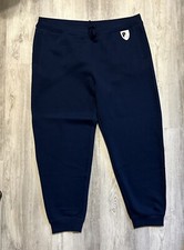Tommy Hilfiger Women Size XL Navy Fleece Lined Elastic Waist Jogger Sweat Pants