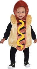 Mini Hot Dog Carnival Food Cute Fancy Dress Up Halloween Baby Child Costume