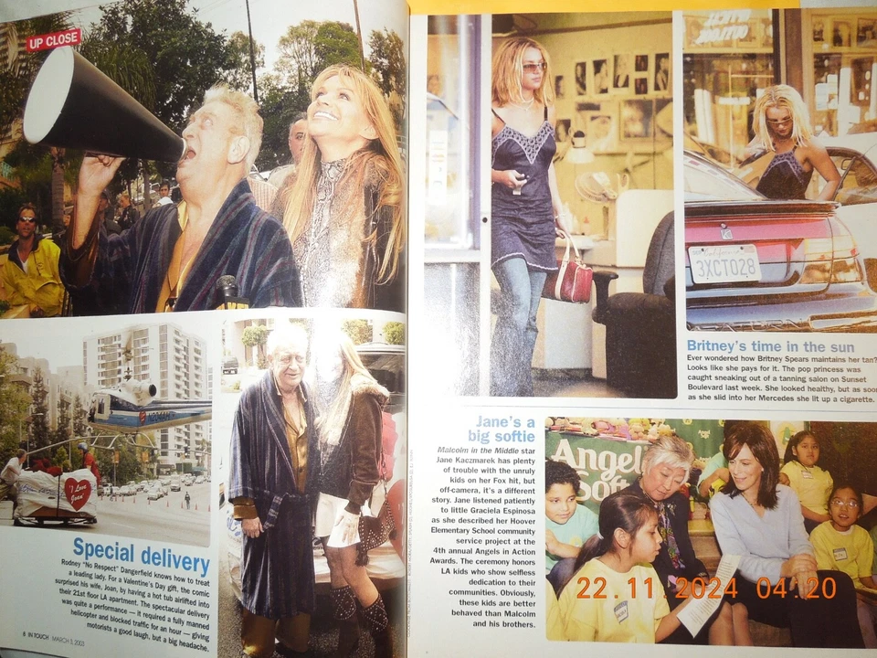 EMINEM & KIM MATHERS in touch MICHAEL JACKSON Jen brad BRITNEY SPEARS Ashton Foto 4 de 4