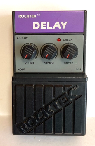 Rocktek ADR-02 Delay Guitar Effects Pedal Vintage 90s From Japan Free Shipping - Afbeelding 1 van 14