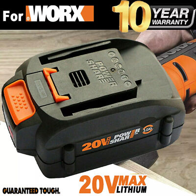 20V 3.0AH MAX For WORX Lithium Battery 20 Volt WA3520 WA3525 WA3575 WG155 New
