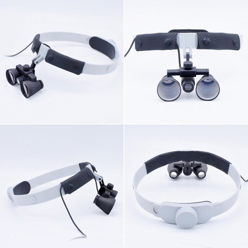 2.5X Dental Loupes with LED Headlight Two-way Spiral Magnifiers 340/420/500mm - Picture 44 of 52