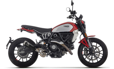 EXHAUST MUFFLER ARROW PRO-RACE STEEL + LINK PIPE FOR DUCATI SCRAMBLER 800 23-24