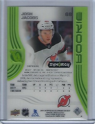 2019-20 Synergy Green #68 Josh Jacobs Rookie 138/199