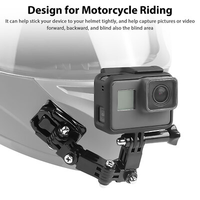 GoPro 6 5用 Helmet Chin Mount Kit for GoPro Hero 6/5/4 Sports Camera