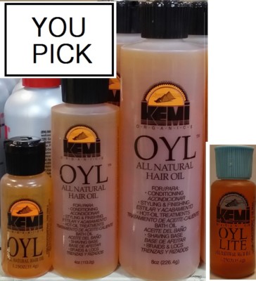 Kemi Oyl All Natural Hair Oil for Conditioning Styling Braiding Locs 