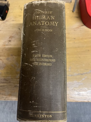 #ad Morris#x27; Human Anatomy Fifth Edition 1914 $19.99