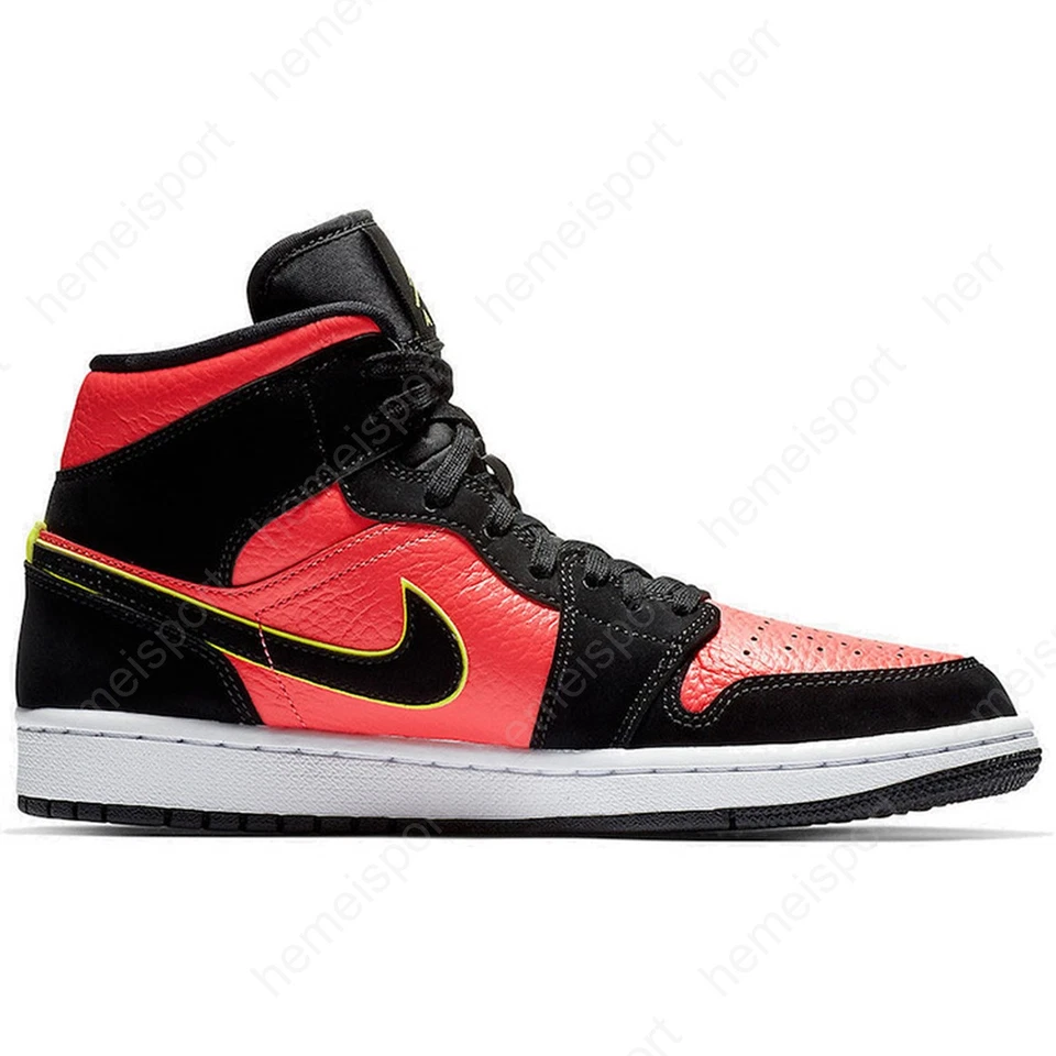 Air Jordan 1 ретро средний вольт горячий удар BQ6472-006 - Изображение 2 из 4
