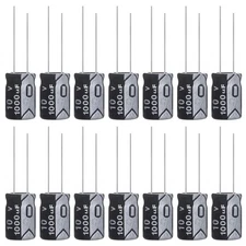 1000uF 10V Electrolytic Capacitors 8x12mm Aluminum (15-Pack)