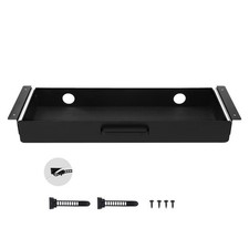 22" Wide Under Desk Drawer Slide Out, Under Desk Mounted Pull-out Drawer Attachm