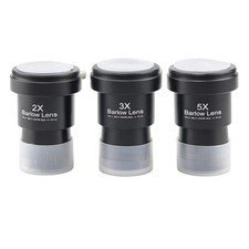 1.25'' 2x/3x/5x Barlow Lens Adapter for Astronomical Telescope Camera Eyepiece