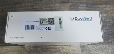 Doorbird A1101 Indoor Intercom VDS 4'' Touch 2 Way Audio - White (New Open Box)