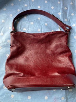 Hobbs shoulder Bag red leather UK