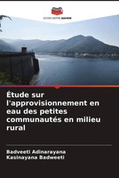 Badveeti Adinarayana (U. A.) | ÉTude Sur L'approvisionnement En Eau Des...